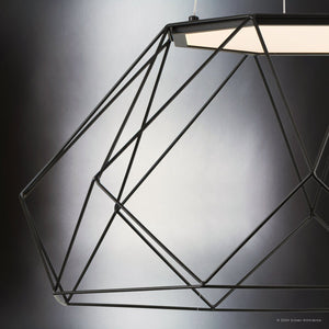 Urban Ambiance - Pendant - UHP4582 Minimalist Indoor Pendant, 12 - 5/16''H x 27 - 1/8