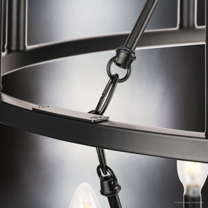 Urban Ambiance - Chandelier - UHP4590 Modern Farmhouse Indoor Chandelier, 38 - 3/8''H x 35 - 1/2