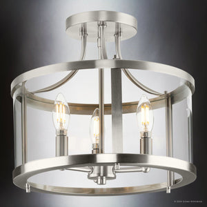 Urban Ambiance - Ceiling Light - UHP4591 Modern Farmhouse Indoor Ceiling Light, 12 - 1/8''H x 13