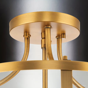 Urban Ambiance - Ceiling Light - UHP4592 Modern Farmhouse Indoor Ceiling Light, 12 - 1/8''H x 13