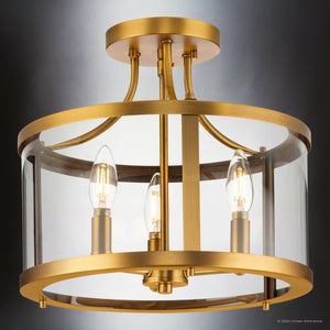 Urban Ambiance - Ceiling Light - UHP4592 Modern Farmhouse Indoor Ceiling Light, 12 - 1/8''H x 13