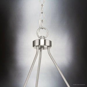 Urban Ambiance - Chandelier - UHP4600 Modern Farmhouse Indoor Chandelier, 24 - 7/8''H x 27 - 5/8