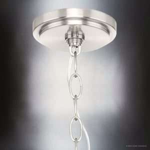 Urban Ambiance - Chandelier - UHP4600 Modern Farmhouse Indoor Chandelier, 24 - 7/8''H x 27 - 5/8