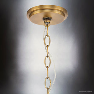 Urban Ambiance - Chandelier - UHP4601 Modern Farmhouse Indoor Chandelier, 24 - 7/8''H x 27 - 5/8