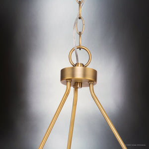 Urban Ambiance - Chandelier - UHP4601 Modern Farmhouse Indoor Chandelier, 24 - 7/8''H x 27 - 5/8