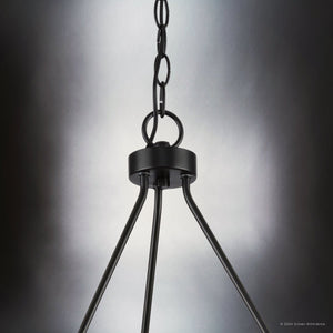 Urban Ambiance - Chandelier - UHP4602 Modern Farmhouse Indoor Chandelier, 24 - 7/8''H x 27 - 5/8