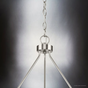 Urban Ambiance - Chandelier - UHP4603 Modern Farmhouse Indoor Chandelier, 26 - 1/2''H x 35 - 1/2