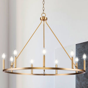Urban Ambiance - Chandelier - UHP4604 Modern Farmhouse Indoor Chandelier, 26 - 1/2''H x 35 - 1/2