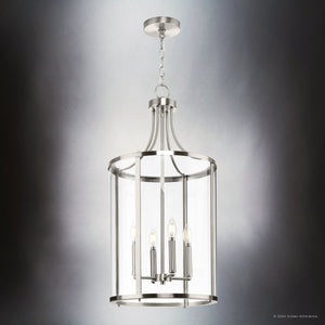 Urban Ambiance - Chandelier - UHP4611 Modern Farmhouse Indoor Chandelier, 30 - 5/8''H x 15