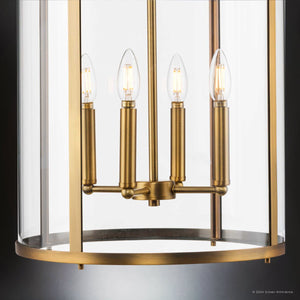 Urban Ambiance - Chandelier - UHP4612 Modern Farmhouse Indoor Chandelier, 30 - 5/8''H x 15