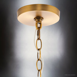 Urban Ambiance - Chandelier - UHP4612 Modern Farmhouse Indoor Chandelier, 30 - 5/8''H x 15