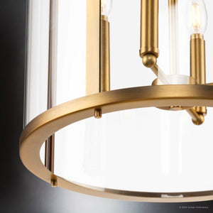 Urban Ambiance - Chandelier - UHP4612 Modern Farmhouse Indoor Chandelier, 30 - 5/8''H x 15