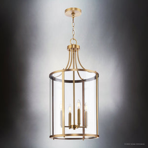 Urban Ambiance - Chandelier - UHP4612 Modern Farmhouse Indoor Chandelier, 30 - 5/8''H x 15