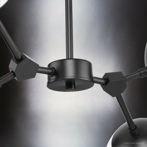 Urban Ambiance - Chandelier - UHP4622 Minimalist Indoor Chandelier, 12''H x 16 - 1/2