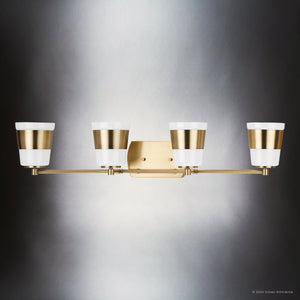 Urban Ambiance - Bath Light - UHP4650 Modern Indoor Bath Light, 7''H x 6 - 3/4