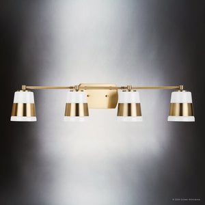 Urban Ambiance - Bath Light - UHP4650 Modern Indoor Bath Light, 7''H x 6 - 3/4