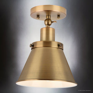 Urban Ambiance - Ceiling Light - UHP4667 Modern Farmhouse Indoor Ceiling Light, 10''H x 8 - 1/4