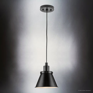 Urban Ambiance - Pendant - UHP4673 Modern Farmhouse Indoor Pendant, 8 - 5/8''H x 8 - 1/4