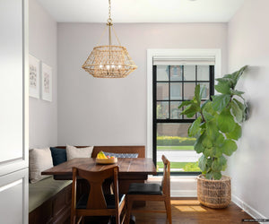 Urban Ambiance - Chandelier - UHP4683 Bohemian Indoor Chandelier, 23 - 5/8''H x 22 - 3/8