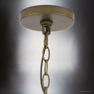Urban Ambiance - Chandelier - UHP4691 Transitional Indoor Chandelier, 11 - 1/2''H x 22