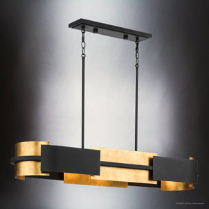Urban Ambiance - Chandelier - UHP4700 Cosmopolitan Indoor Chandelier, 6 - 1/8''H x 12