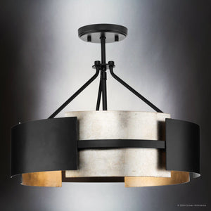 Urban Ambiance - Ceiling Light - UHP4701 Cosmopolitan Indoor Ceiling Light, 15 - 3/8''H x 19