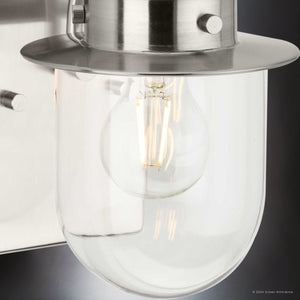 Urban Ambiance - Bath Light - UHP4740 Nautical Indoor Bath Light, 8''H x 7 - 1/2