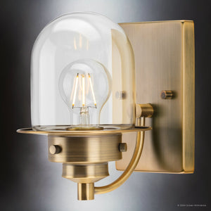 Urban Ambiance - Bath Light - UHP4741 Nautical Indoor Bath Light, 8''H x 7 - 1/2