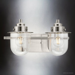 Urban Ambiance - Bath Light - UHP4743 Nautical Indoor Bath Light, 8''H x 7 - 1/2