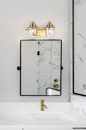 Urban Ambiance - Bath Light - UHP4744 Nautical Indoor Bath Light, 8''H x 7 - 1/2