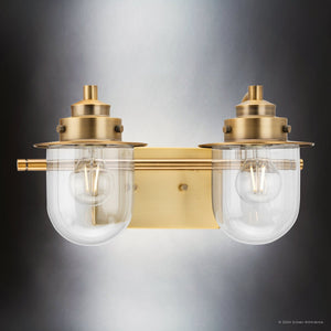 Urban Ambiance - Bath Light - UHP4744 Nautical Indoor Bath Light, 8''H x 7 - 1/2