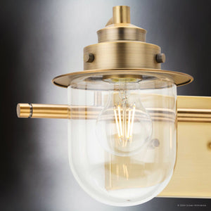 Urban Ambiance - Bath Light - UHP4744 Nautical Indoor Bath Light, 8''H x 7 - 1/2