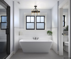 Urban Ambiance - Ceiling Light - UHP4760 Transitional Indoor Ceiling Light, 16 - 1/2''H x 16