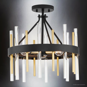 Urban Ambiance - Ceiling Light - UHP4760 Transitional Indoor Ceiling Light, 16 - 1/2''H x 16