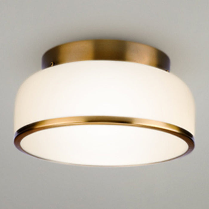 UHP4771 Modern Indoor Ceiling Light, 5-1/8''H x 11-1/4"W x 11-1/4''D, Brushed Bronze Finish, Coronado Collection