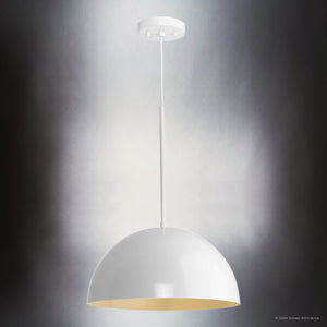 Urban Ambiance - Pendant - UHP4791 Mid - Century Modern Indoor Pendant, 8 - 5/8''H x 15 - 3/4