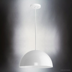 Urban Ambiance - Pendant - UHP4791 Mid - Century Modern Indoor Pendant, 8 - 5/8''H x 15 - 3/4