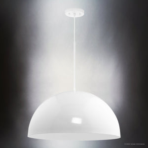 Urban Ambiance - Pendant - UHP4795 Mid - Century Modern Indoor Pendant, 12 - 1/2''H x 23 - 5/8