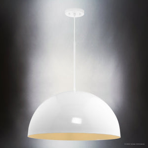 Urban Ambiance - Pendant - UHP4795 Mid - Century Modern Indoor Pendant, 12 - 1/2''H x 23 - 5/8