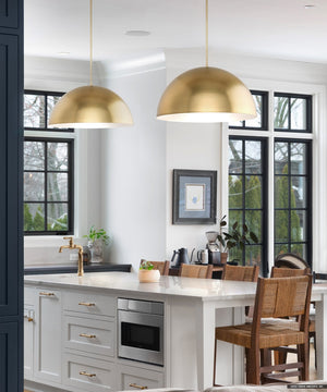 Urban Ambiance - Pendant - UHP4796 Mid - Century Modern Indoor Pendant, 12 - 1/2''H x 23 - 5/8