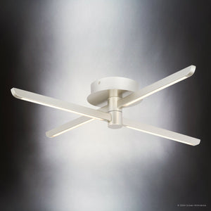 Urban Ambiance - Ceiling Light - UHP4820 Cosmopolitan Indoor Ceiling Light, 4 - 3/8''H x 25