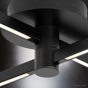 Urban Ambiance - Ceiling Light - UHP4821 Cosmopolitan Indoor Ceiling Light, 4 - 3/8''H x 25
