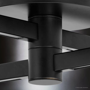 Urban Ambiance - Ceiling Light - UHP4821 Cosmopolitan Indoor Ceiling Light, 4 - 3/8''H x 25