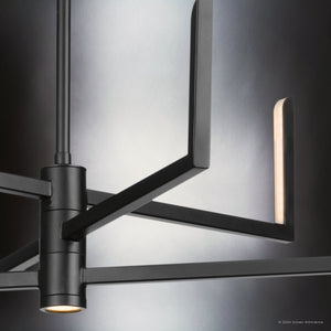 Urban Ambiance - Chandelier - UHP4823 Cosmopolitan Indoor Chandelier, 8 - 3/4''H x 28 - 1/4