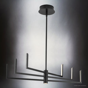 Urban Ambiance - Chandelier - UHP4823 Cosmopolitan Indoor Chandelier, 8 - 3/4''H x 28 - 1/4