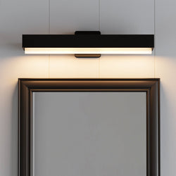 Urban Ambiance - Bath Light - UHP4841 Scandinavian Indoor Bath Light, 4-13/164''H x 3"W x 24''D, Matte Black Finish, Flensburg Collection -