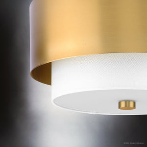 Urban Ambiance - Ceiling Light - UHP4851 Modern Indoor Ceiling Light, 7 - 7/8''H x 14