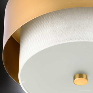 Urban Ambiance - Ceiling Light - UHP4851 Modern Indoor Ceiling Light, 7 - 7/8''H x 14