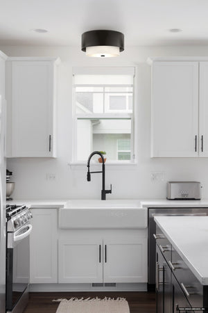Urban Ambiance - Ceiling Light - UHP4852 Modern Indoor Ceiling Light, 7 - 7/8''H x 14
