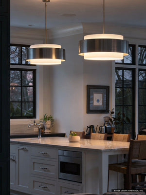 Urban Ambiance - Pendant Light - UHP4859 Modern Indoor Pendant, 9-5/8''H x 22